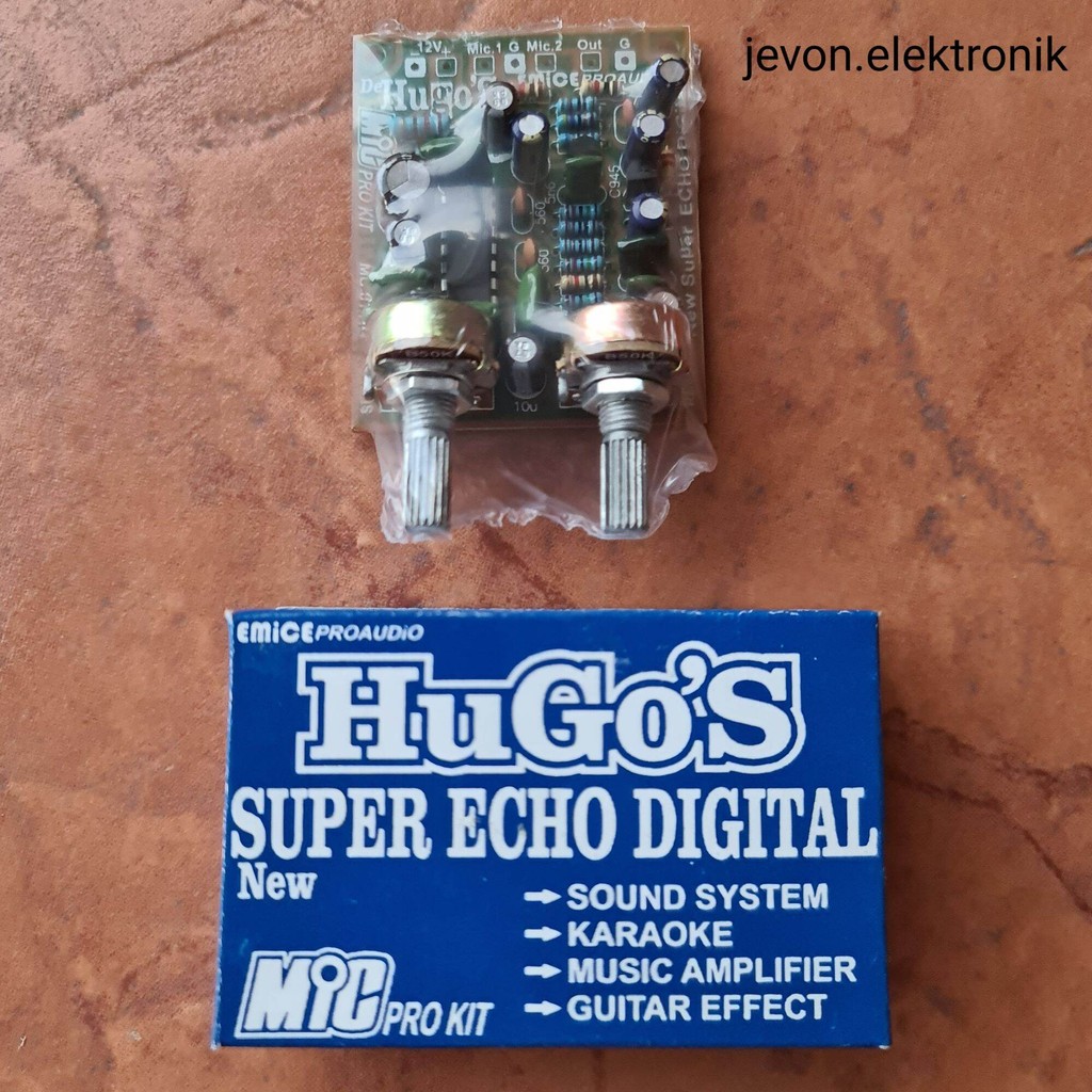 Hugos Super Echo Digital Mic Pro Kit Sound System