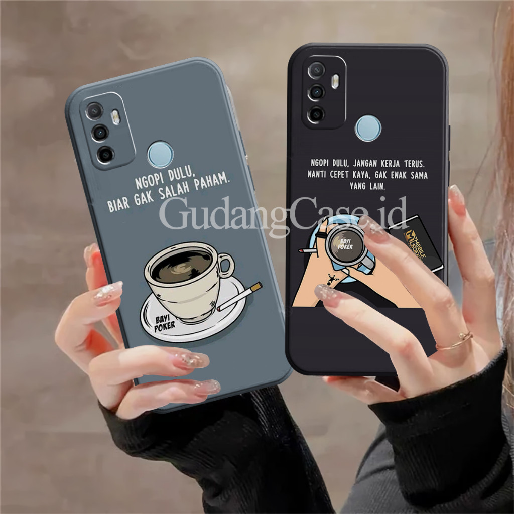 Cassing Oppo A53 2020 Motif Kopi Case Pelindung Camera