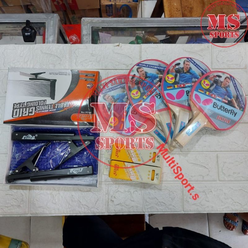 BET TENIS MEJA SET NET DAN BOLA
