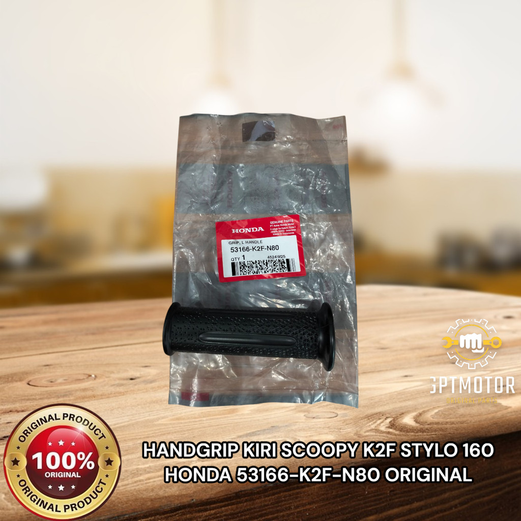 HANDGRIP KIRI SCOOPY K2F STYLO 160 HONDA 53166-K2F-N80 ORIGINAL