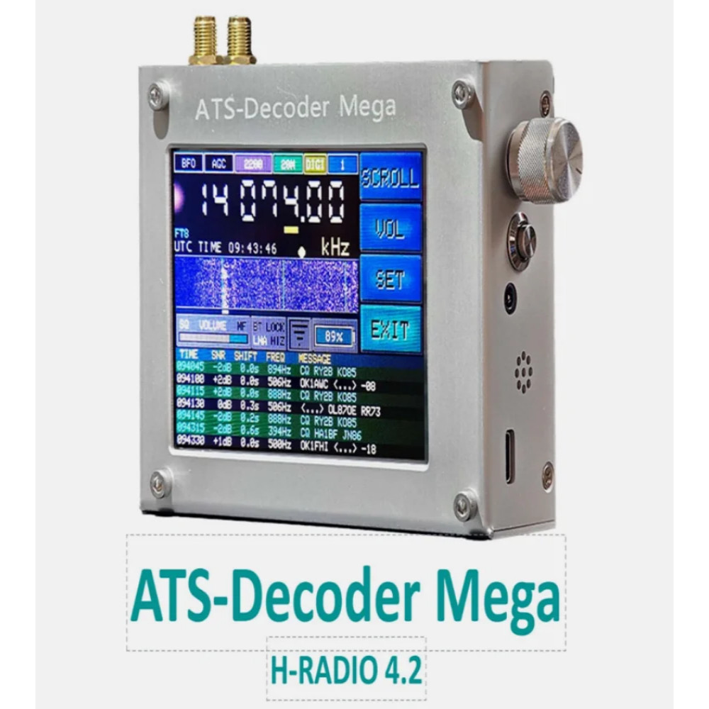 ATS-Decoder Mega Si4732 Full Band Rao Receiver FM RDS AM LW MW SW SSB DSP Si4732 All Band Rao Receiv