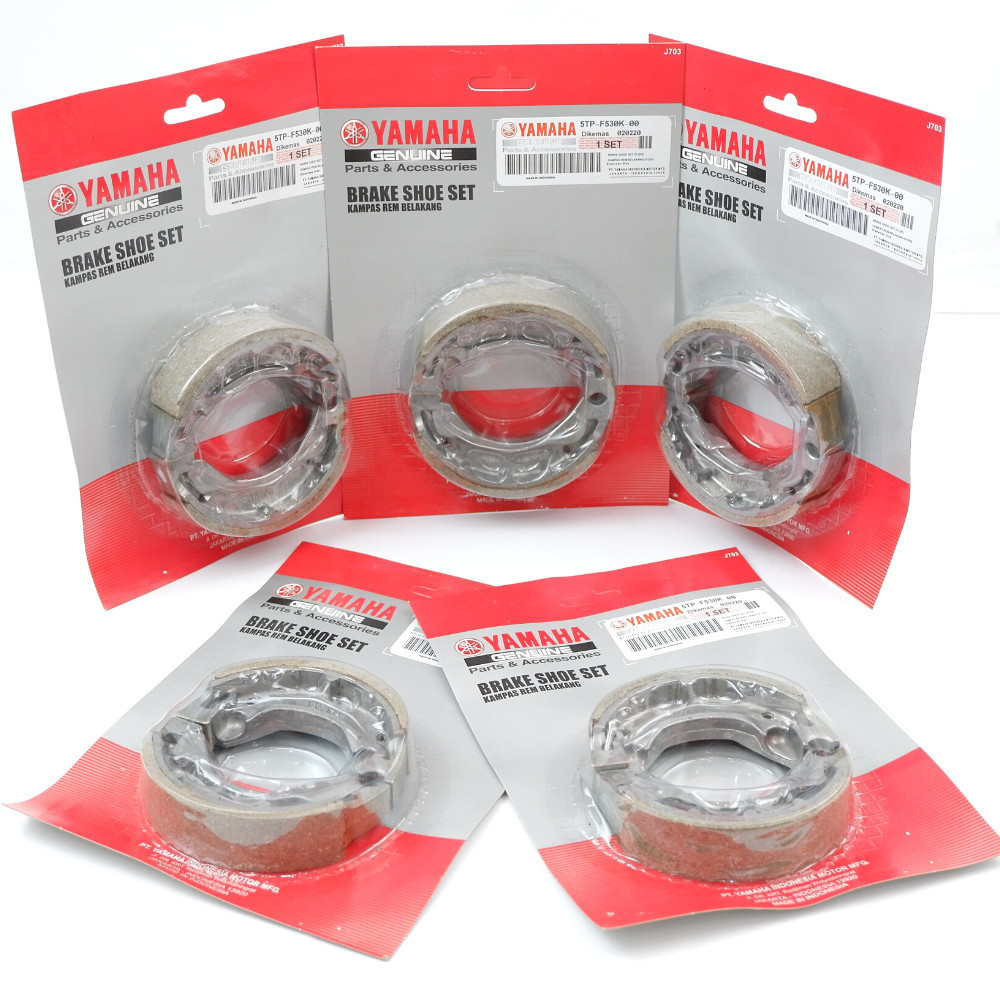 PAKET 5 PCS KAMPAS REM/TROMOL BELAKANG YAMAHA JUPITER Z , VEGA R , FIZ R DAN ALPA CRYPTON  KODE  PAR