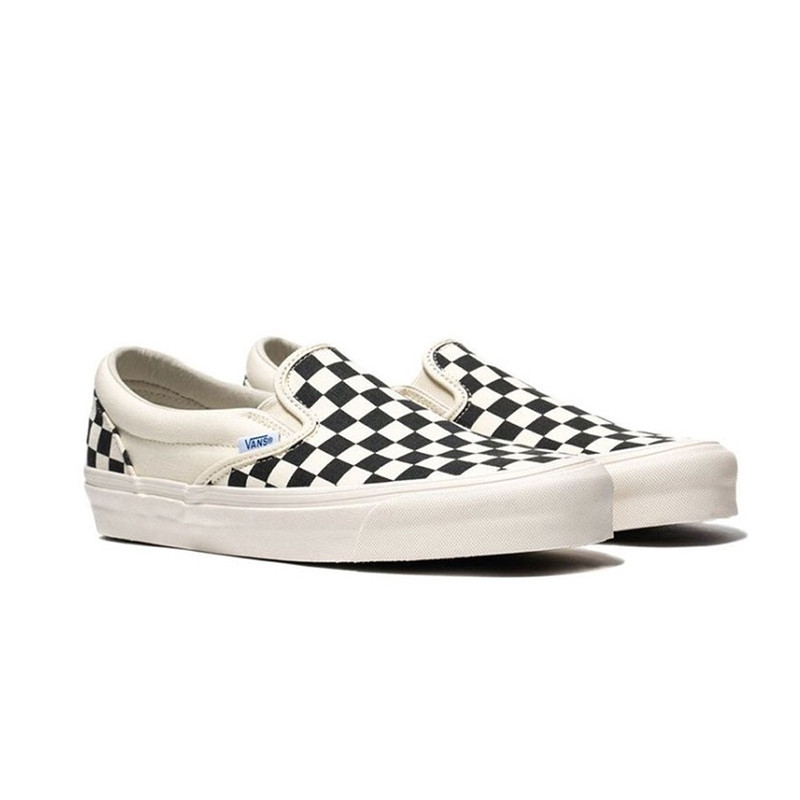 Vans OG Vault Slip On Chekerboard Black White 2016 Authentic 100%
