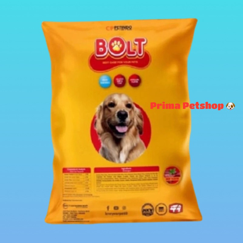 BOLT MAKANAN ANJING 1kg / BOLT DOG FOOD / BOLT ANJING