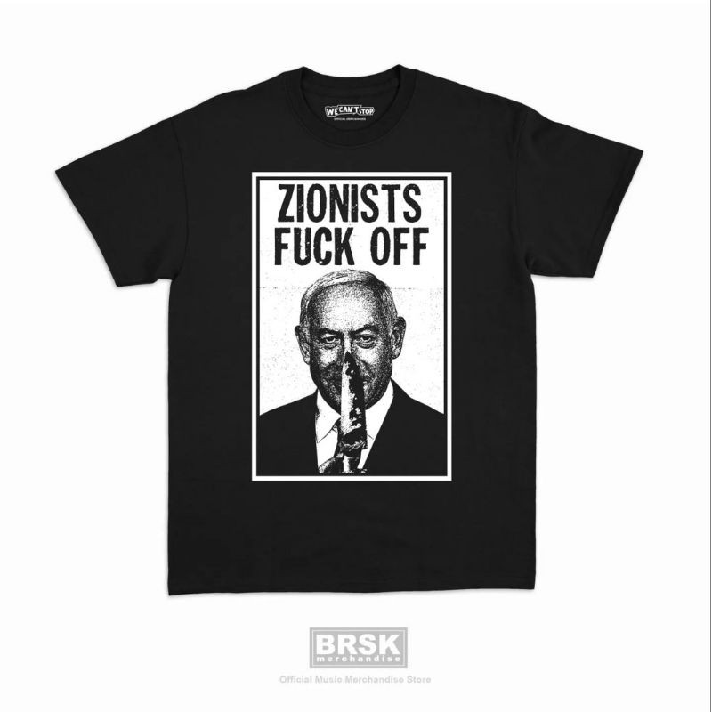 We Cant Stop - Zionists Fu*k Off Hitam (Gratis Poster)