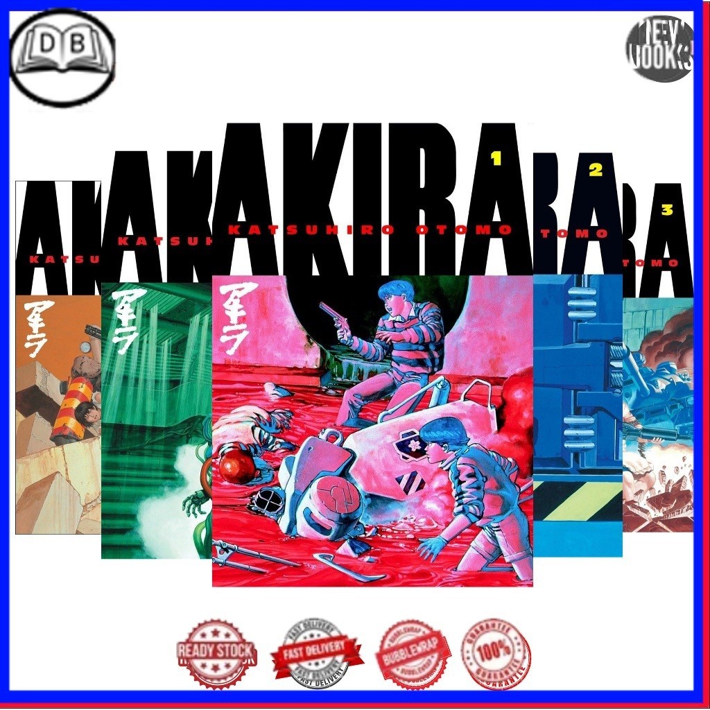 Manga Akira, by Katsuhiro Otomo (7 book series)