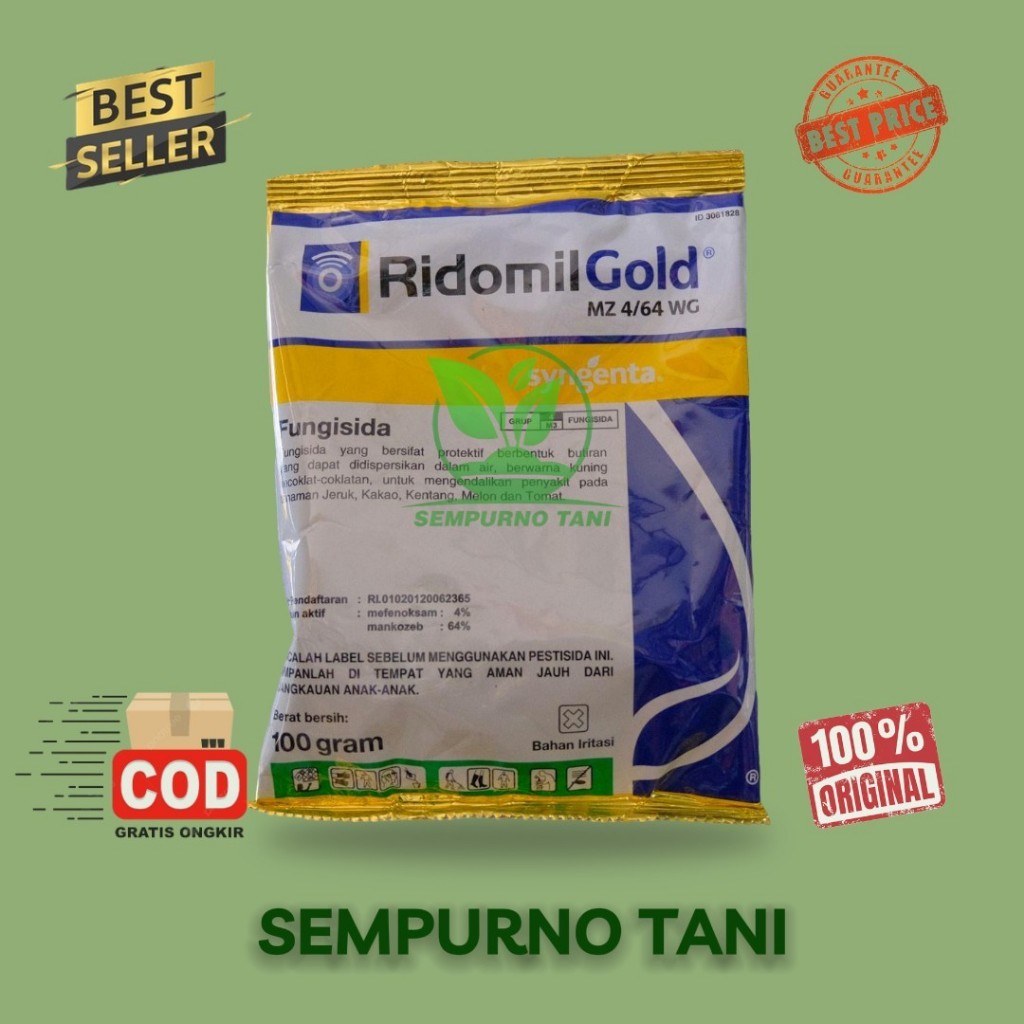 Fungisida Sistemik RIDOMIL GOLD 4/64 WG 100 GRAM Syngenta
