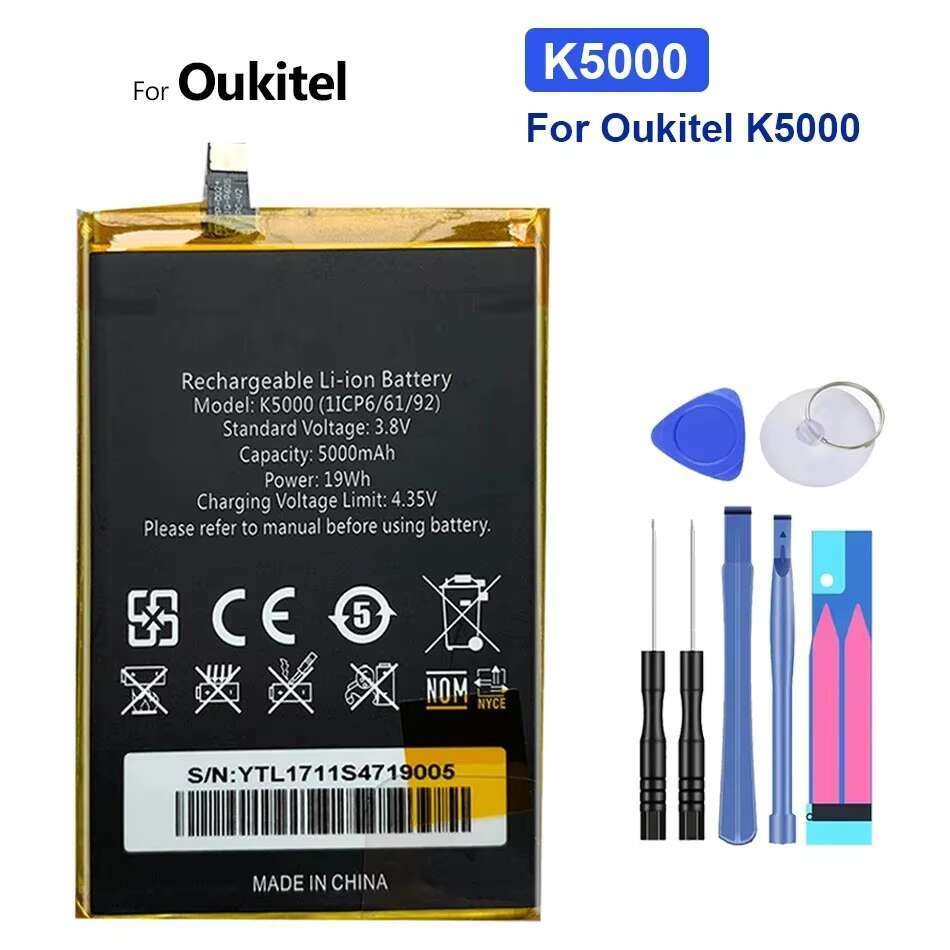 Battery 4100mAh-11000mAh For Oukitel K8000 K10000 K5000 K6 K10 K9 K7 (K4000 K6000 K3 K13 K15 K10000 