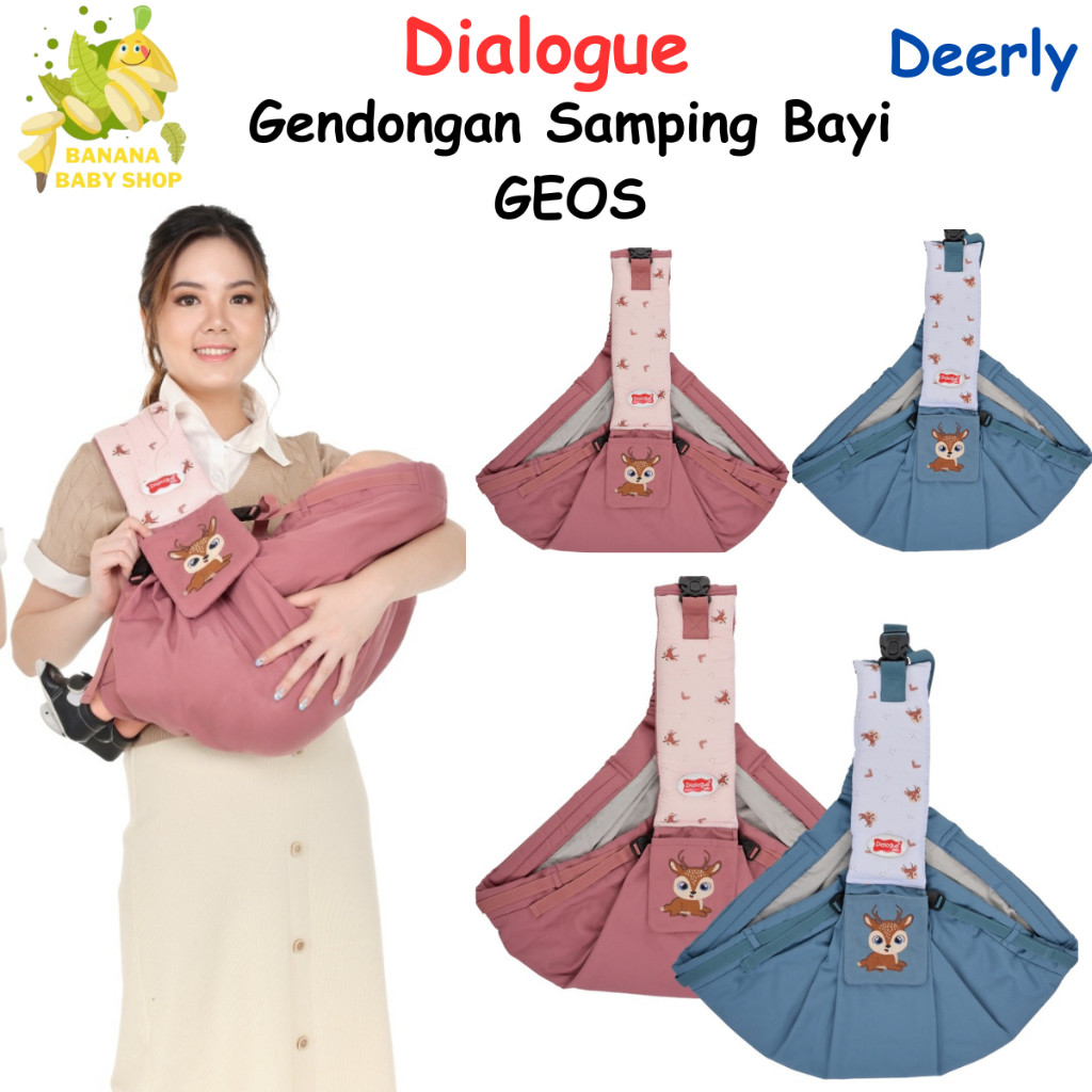 Dialogue Gendongan Samping Bayi Geos Deerly Series - Gendongan Bayi Anak