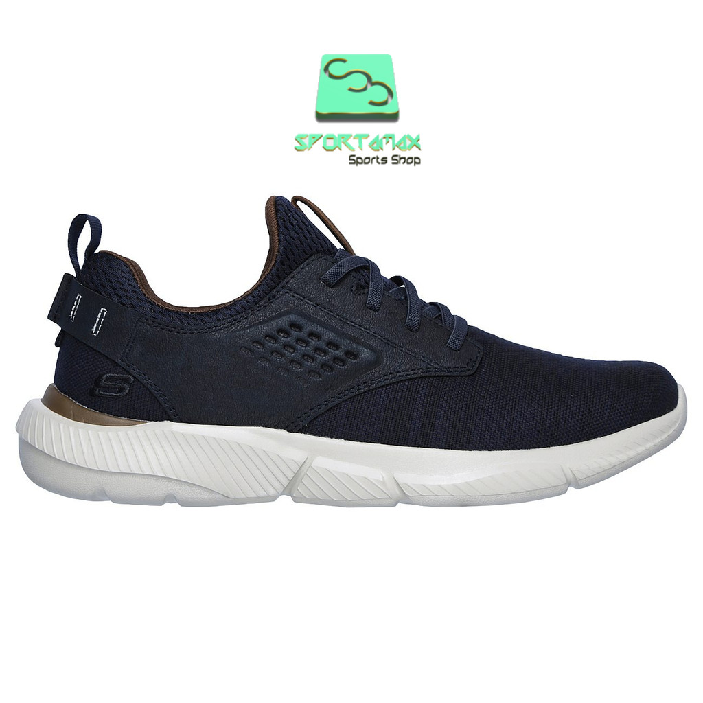 SEPATU ORIGINAL DISCOUNT MURAH SKECHERS Ingram 65862/BKNV black / navy