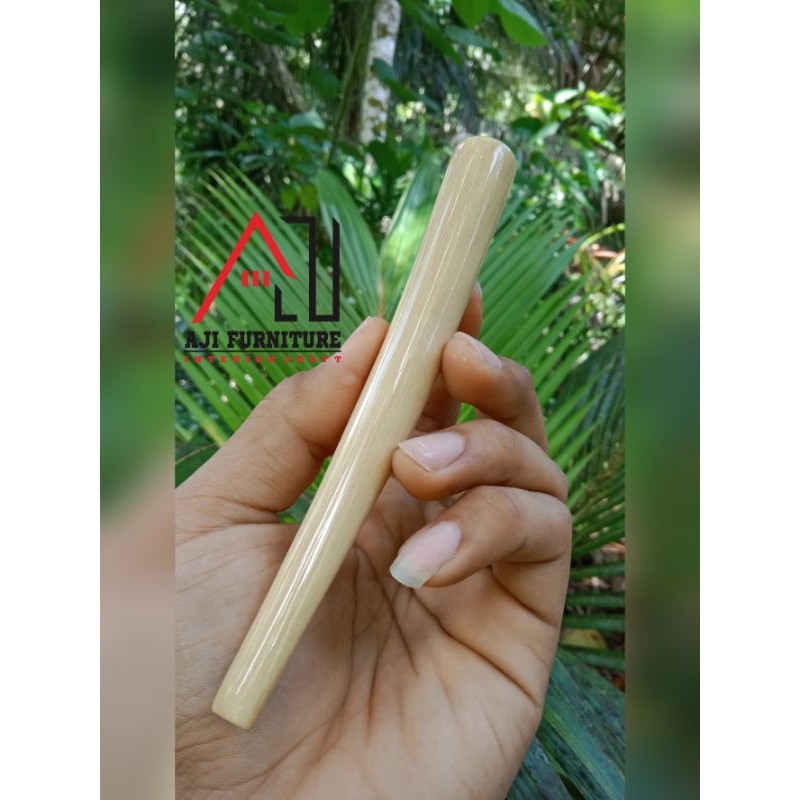 Once Pipa Kayu Kopi Premium Finishing Mengkilap