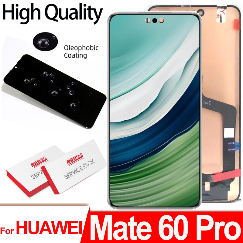 6.82''OLED splay for Huawei Mate 60 Pro LCD A-AL00 A-AL80 Tou Screen gitizer Assembly Replacement