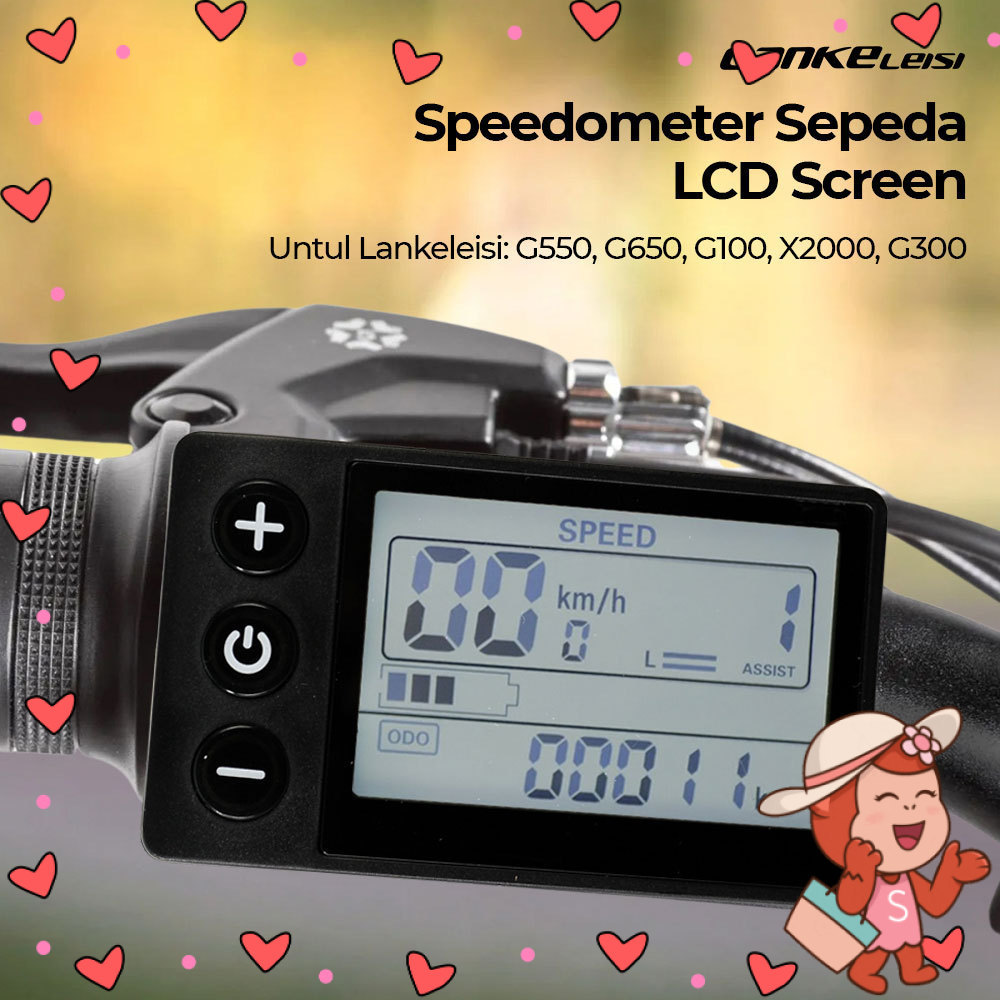 Lankeleisi Speedometer Sepeda Digital Odometer G550 G650 G100 - S866