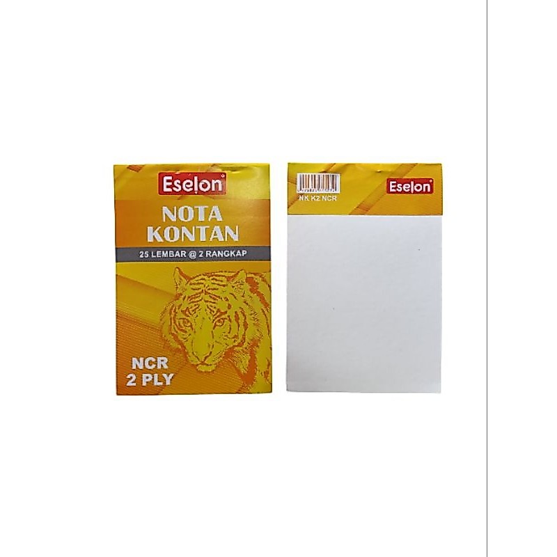 Nota kontan 2ply eselon kecil / nota kecil 2ply / nota bon kecil