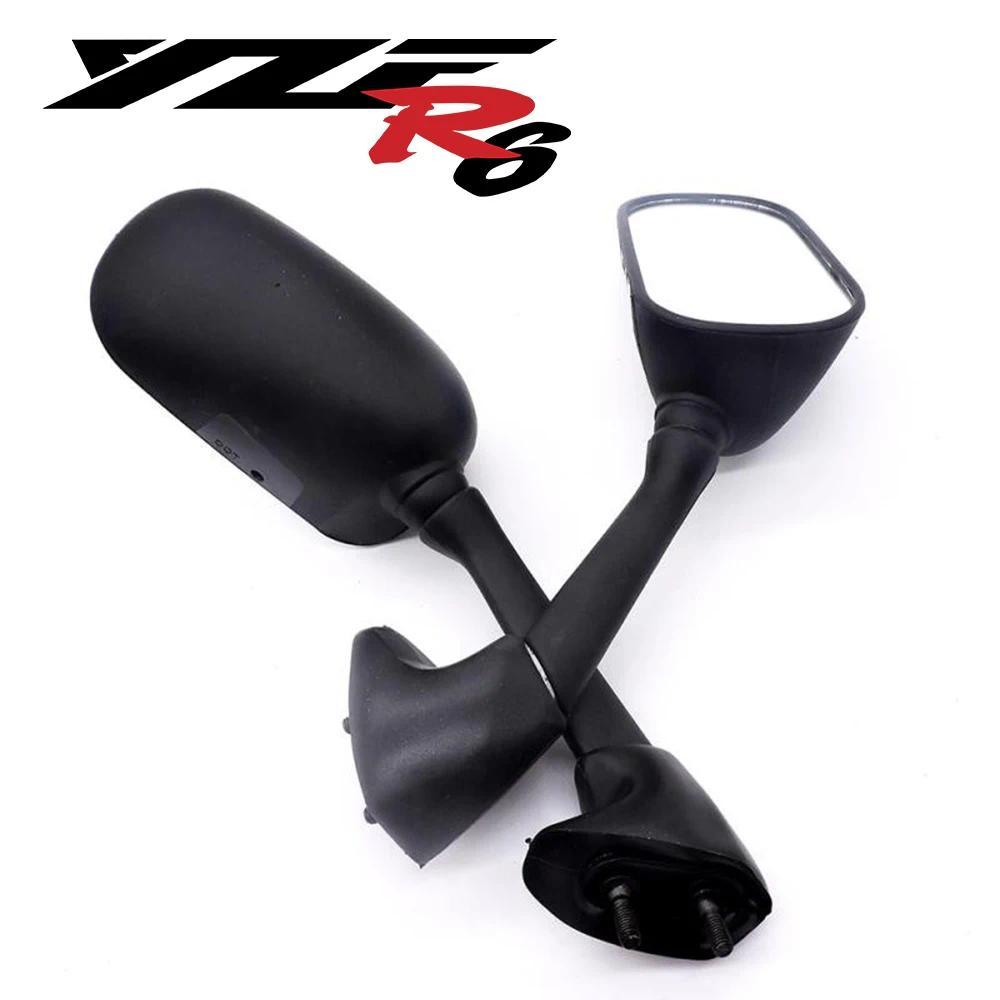 2X Kaca Spion Belakang untuk Yamaha YZF R1 R6 1998 - 2007 1999 2000 2001 2002 2003 2004 2005 2006 YZ