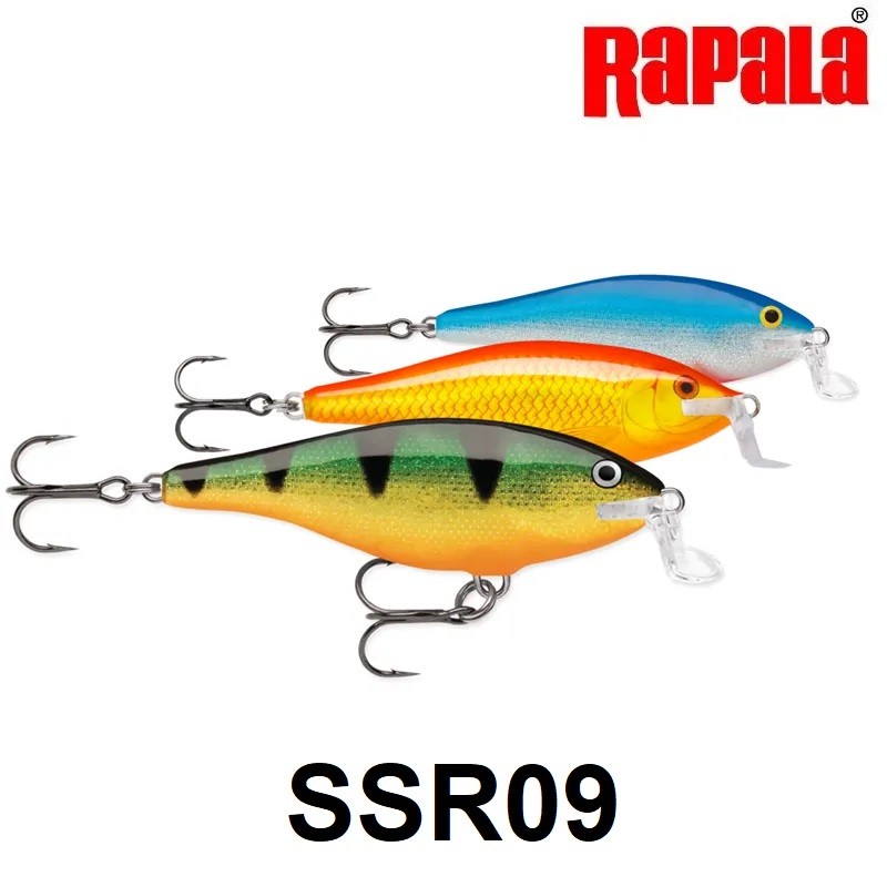 Lure Rapala Shallow Shad Rap SSR09 9cm 12gr Depth 1.8-2.4m - Umpan Casting Minnow