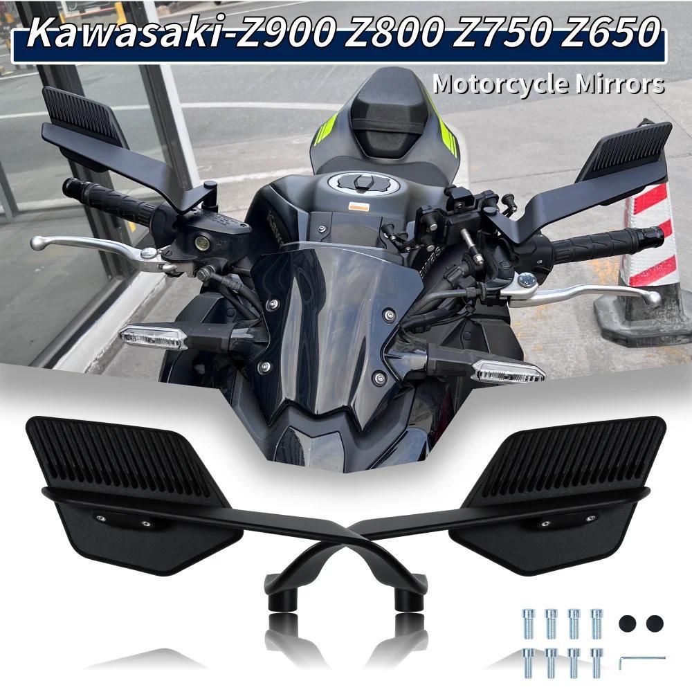 Kaca Spion Motor Untuk Kawasaki Z500 Z900 Z800 Z750 Z650 Z400 Z300 Z250 Z125 Kit Kaca Spion Dapat Di