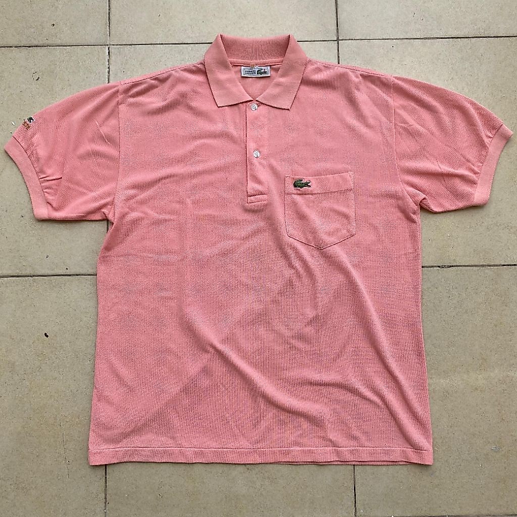 Vintage Lacoste polo shirt original Made in France second Bekas murah. Jual polo shirt Lacoste origi