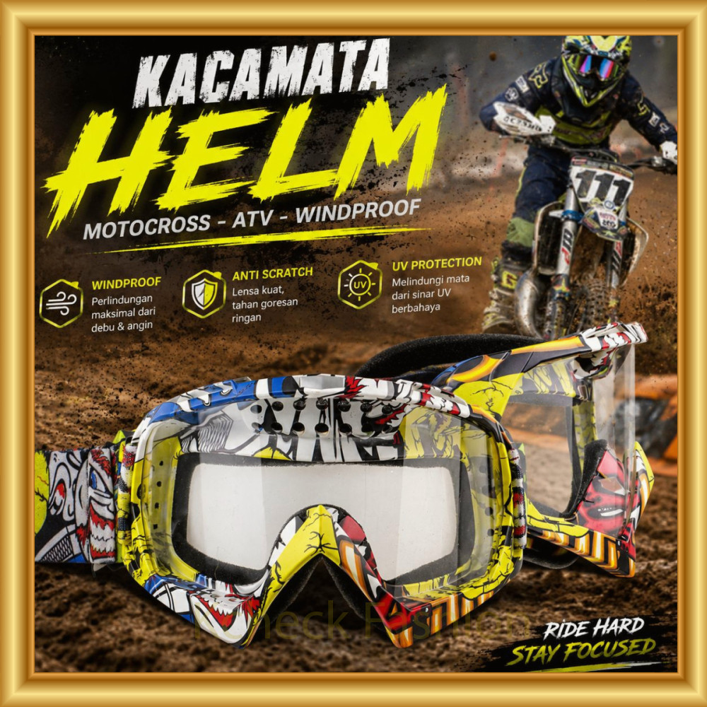 Kacamata Goggles Ski Ice Skating Cycling Motorcycle - LA048