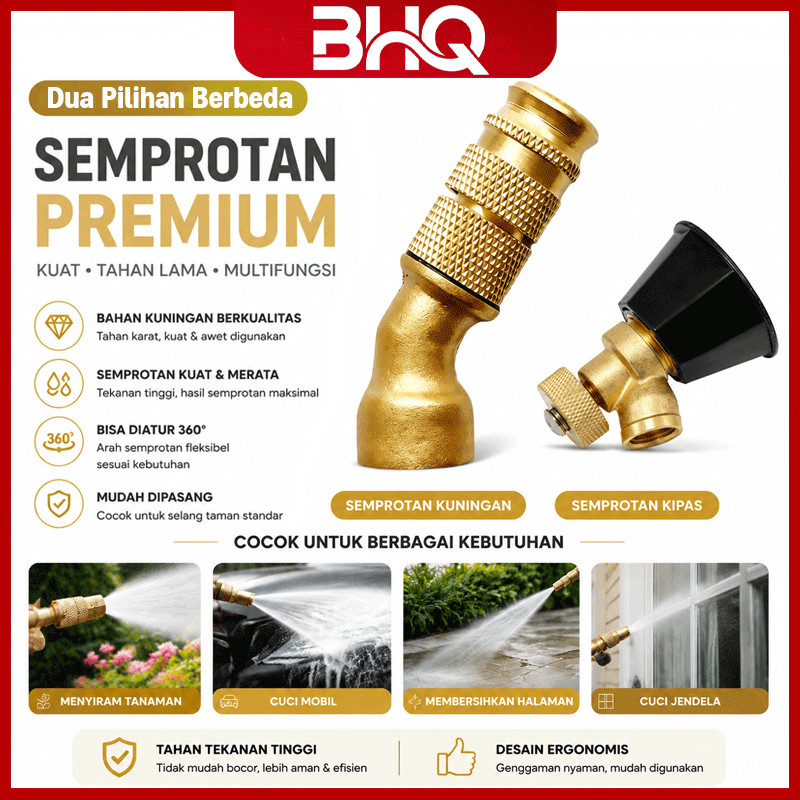 BHQ Aksesori Penyemprot Listrik Nosel Atomisasi Tembaga Nosel Semprotan Air Taman Untuk Mesin Spraye