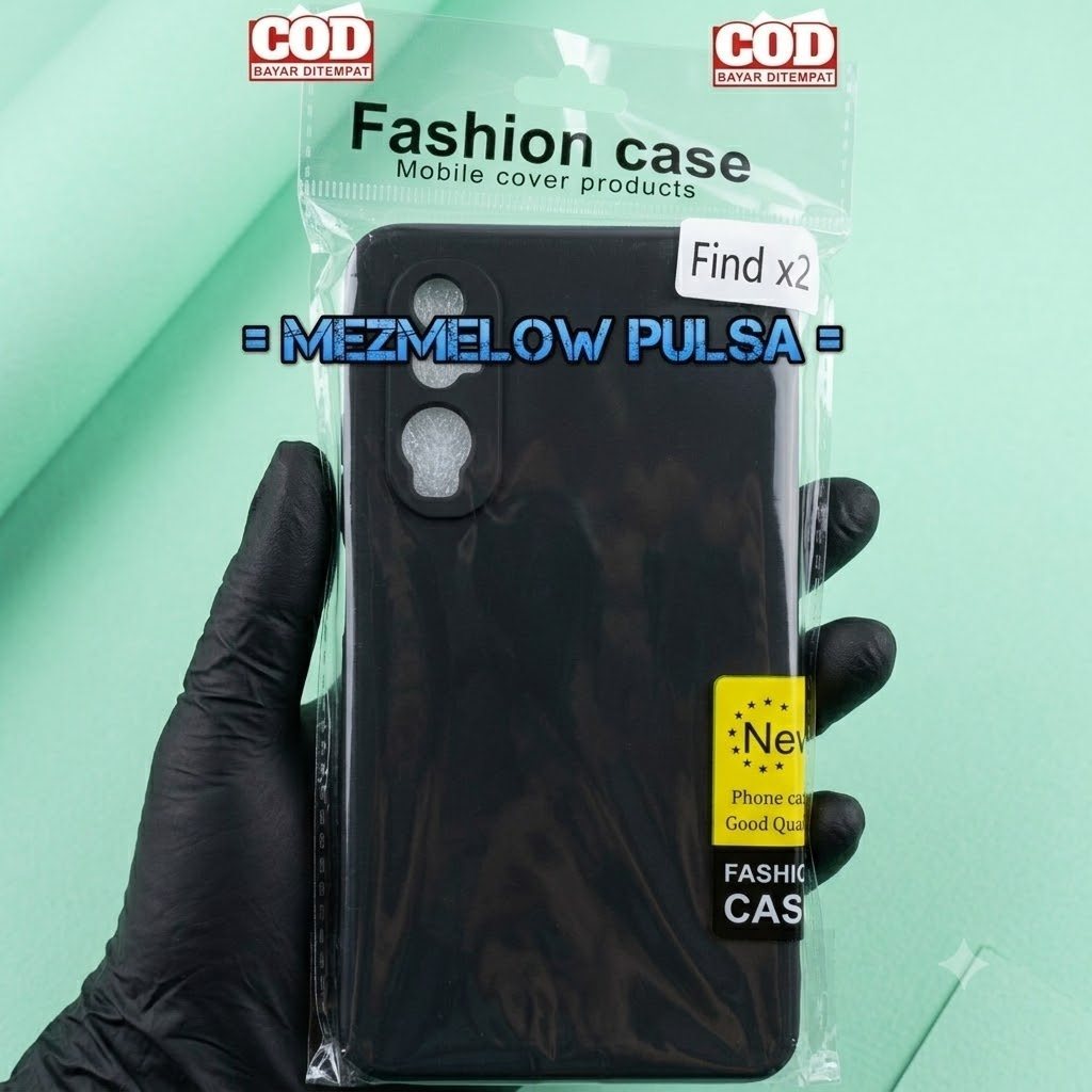 Caseng Silicone Case Bludru Casing Anti Noda Softcase OPPO FIND X2 BIASA