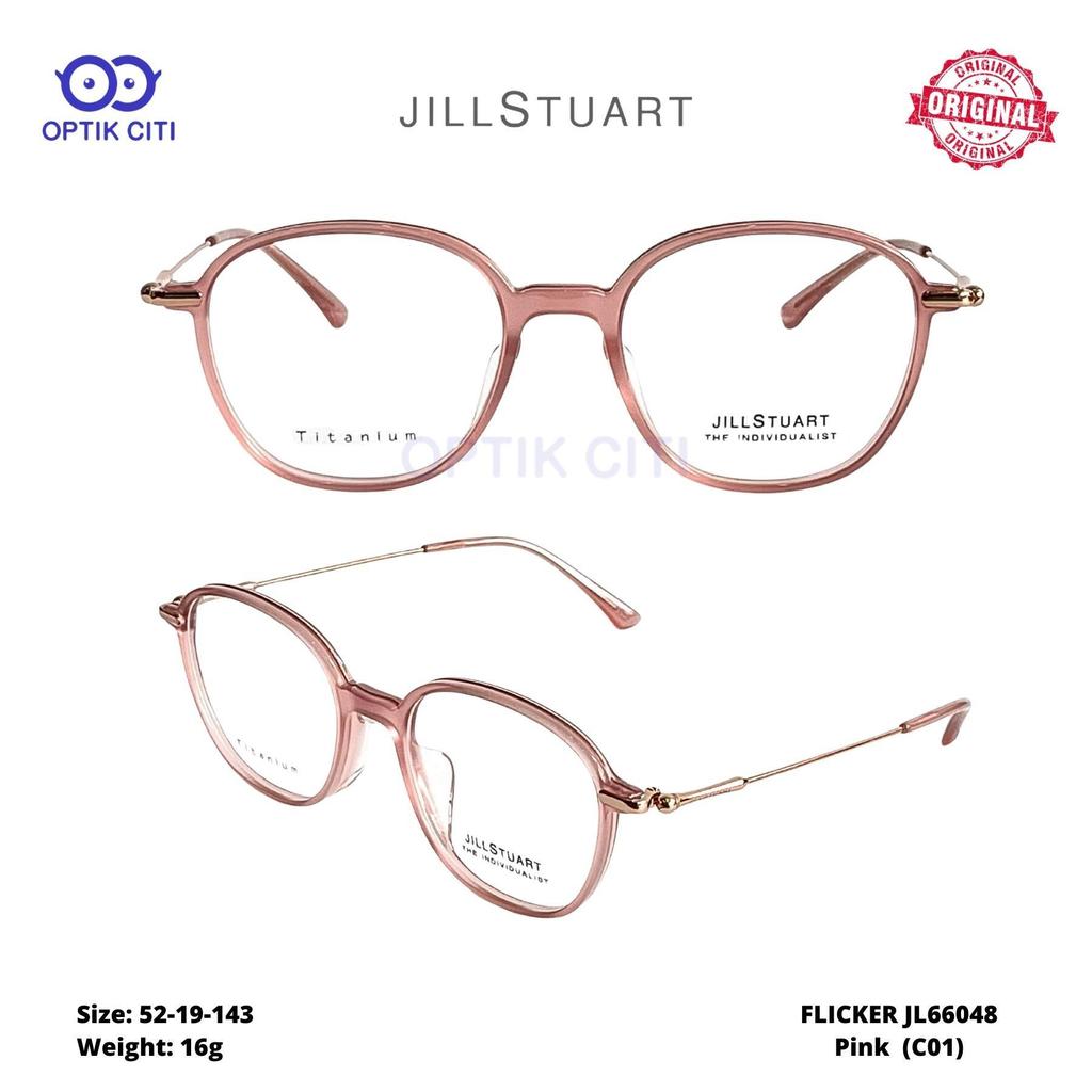 Frame Kacamata Wanita Titanium Jill Stuart Flicker JL 66048 Original
