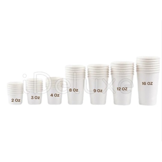 Cup Gelas Kopi  2Oz, 3Oz, 4Oz, 8Oz, 12Oz, 16Oz / Paper Cup Hot