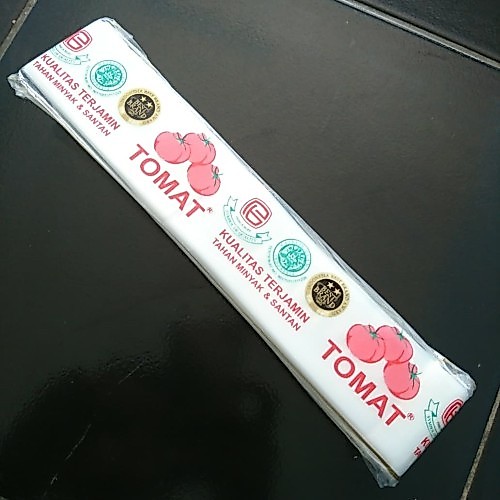 Plastik Tomat 4 x 23/ 4.5 x 23 - Plastek Es Mambo - Plastik Sambel - FOOD GRADE