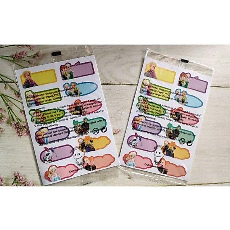 [ALAT TULIS] Label Sticker Nama Isi 12 Label || Sticker Label Nama Anak