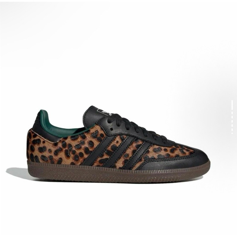 369 SNEAKERS | Adidas Samba Wales Bonner Black Leopard Print