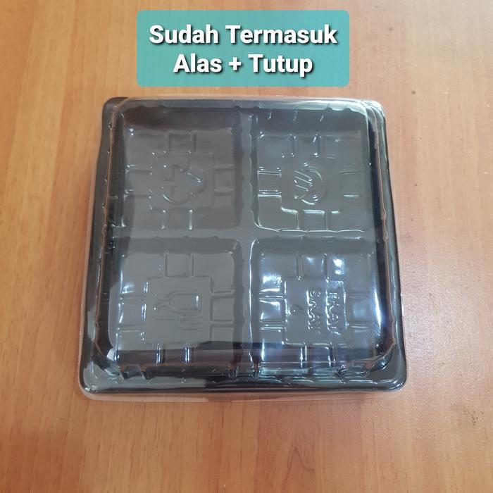 Mika Puding Sekat 4 / Mika Mooncake Sekat 4 / Mika cupcake / Mooncrispy Mika Mochi - Pink, 50pcs SEK