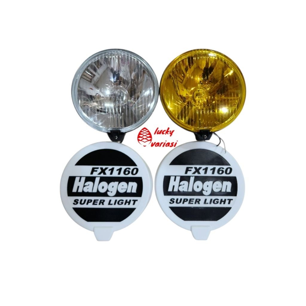 1 Pcs FOGLAMP LAMPU SOROT TEMBAK MOBIL FX1160 UNIVERSAL