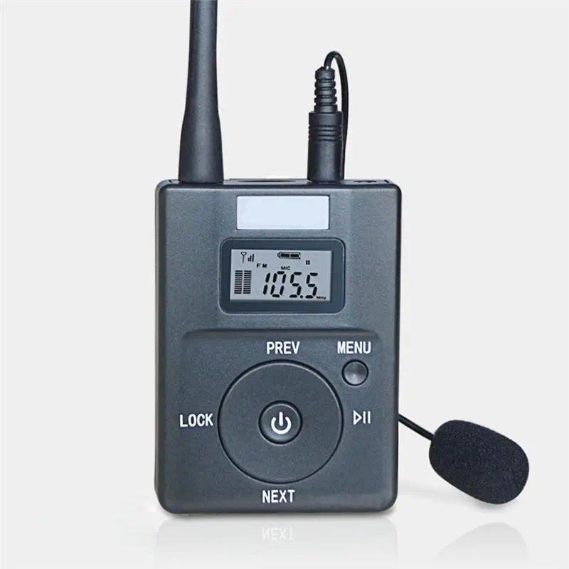 #20P Consumer Electronics,Mini Portable Stereo gital FM Transmitter FM Rao (Black)