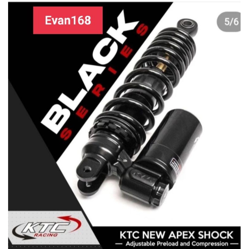 Shockbreaker shock KTC APEX 325mm 340mm Tabung Bawah Click Original KTC