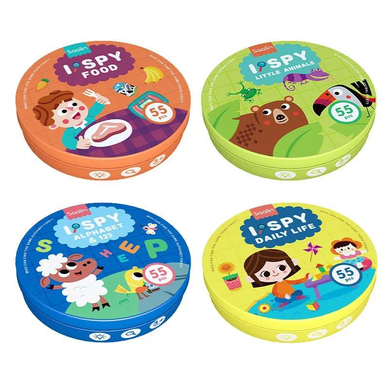 Saalin Spy Catch Games Children Educational Memory Matching Logic Thinking Board Game Set Interactiv