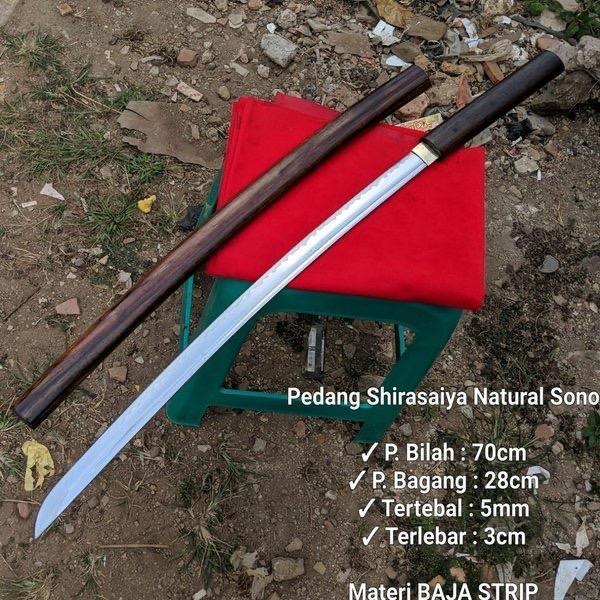 (Koleksi & Pajangan) Katana Shirasaya Sonokeling Berkualitas