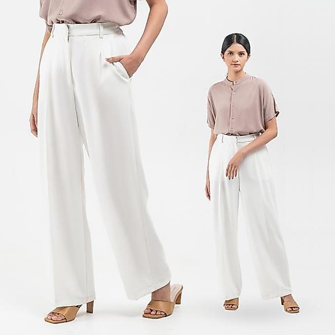 Atala Scarves | Wide Pants | Celana Kulot Highwaist Jumbo Wanita