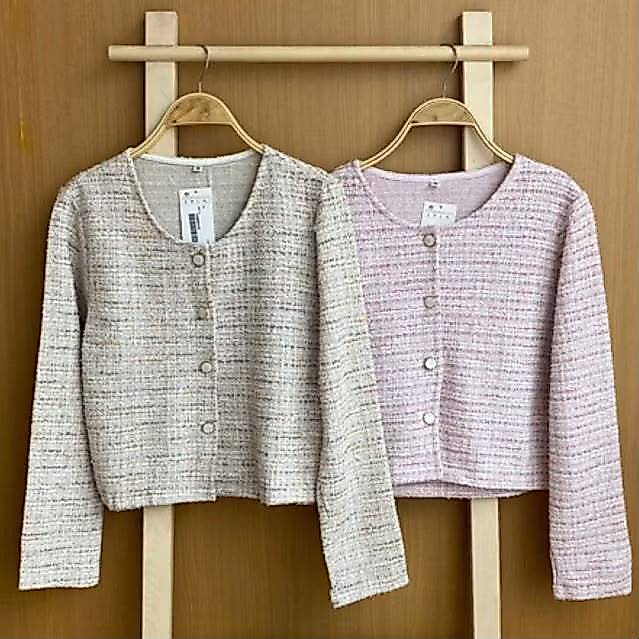 Tweed Cardigan - kardigan korea - kardigan tweed - blezzer wanita
