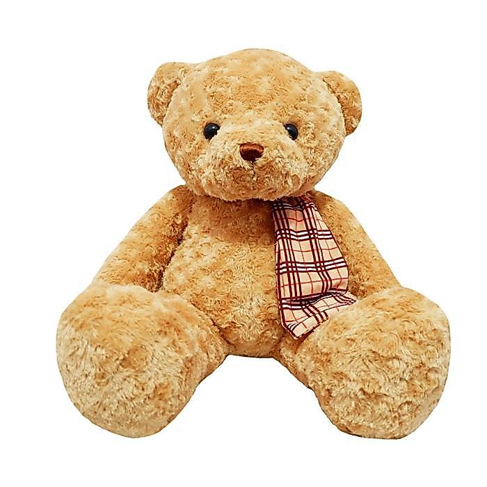 Boneka Teddy Bear Istana Boneka Snail Tan With Ribbon Istana Boneka - Tan
