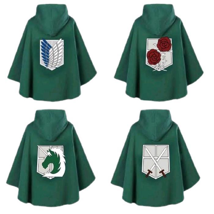 cosplay jubah attack on titan AOT Pria wanita Jaket - AOT