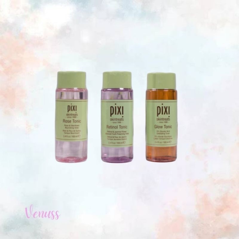 Pixi tonic 100ml ( clarity tonic | vitamin c tonic | retinol tonic | rose tonic | milky tonic | glow
