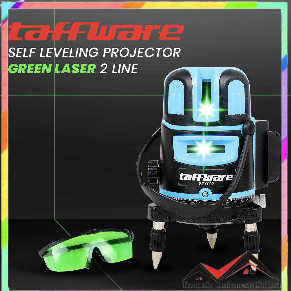 

- Taffware Self Leveling Projector Green Laser 2 Line - SPY002 -