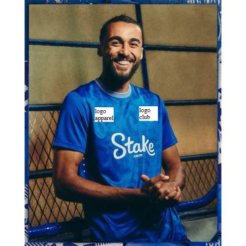 Jersey GO Grade Ori PI Player Issue Everton Home High Quality