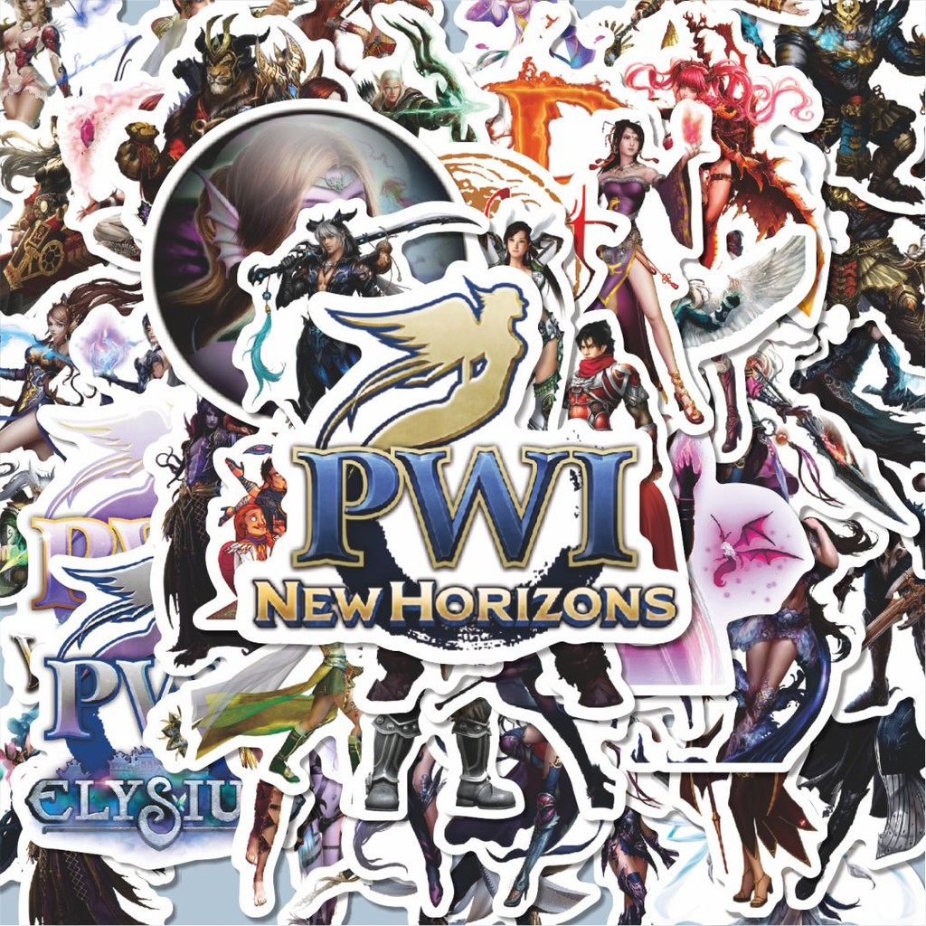 

100PCS Lucu Stiker Game Perfect World Stiker Aesthetic Stiker Anti Air Stikers Berperekat Waterproof sticker decal buat Motor Helm Buku Journal Koper Casing HP Laptop Botol Minum Hadiah anak