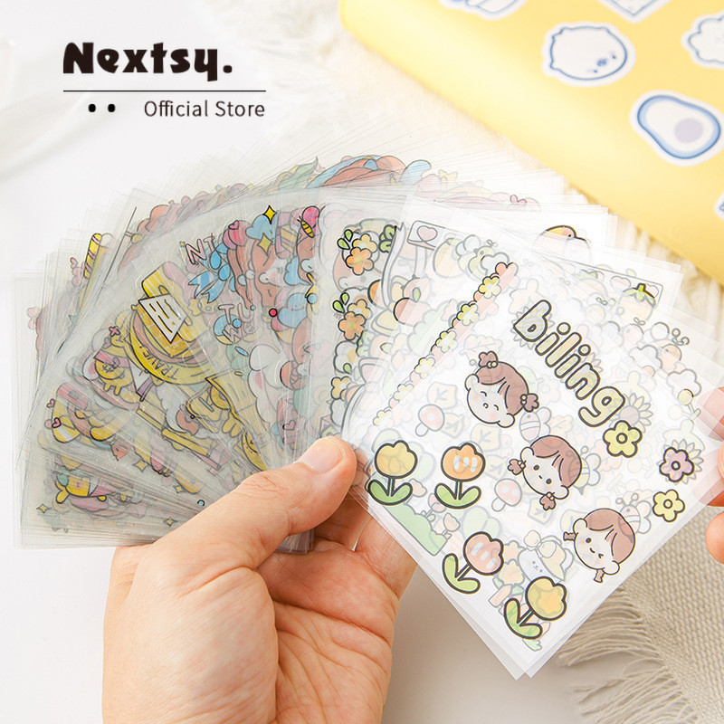 

Nextsy Set Stiker Kartun Korea Stiker Dekoratif DIY Tahan Air Mengkilap