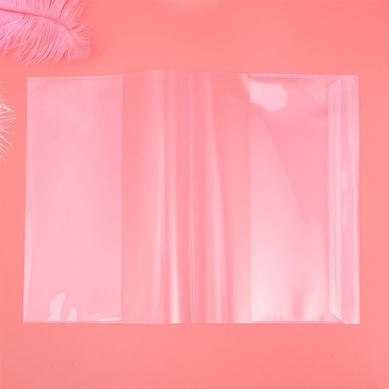 

5pcs 16K Textbook Cover Clear Waterproof Plastic Exercise Book Note Book Film Protector