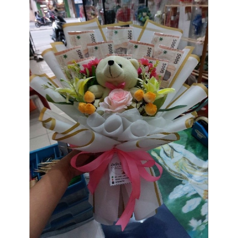BUKET UANG KOSONGAN+BONEKA