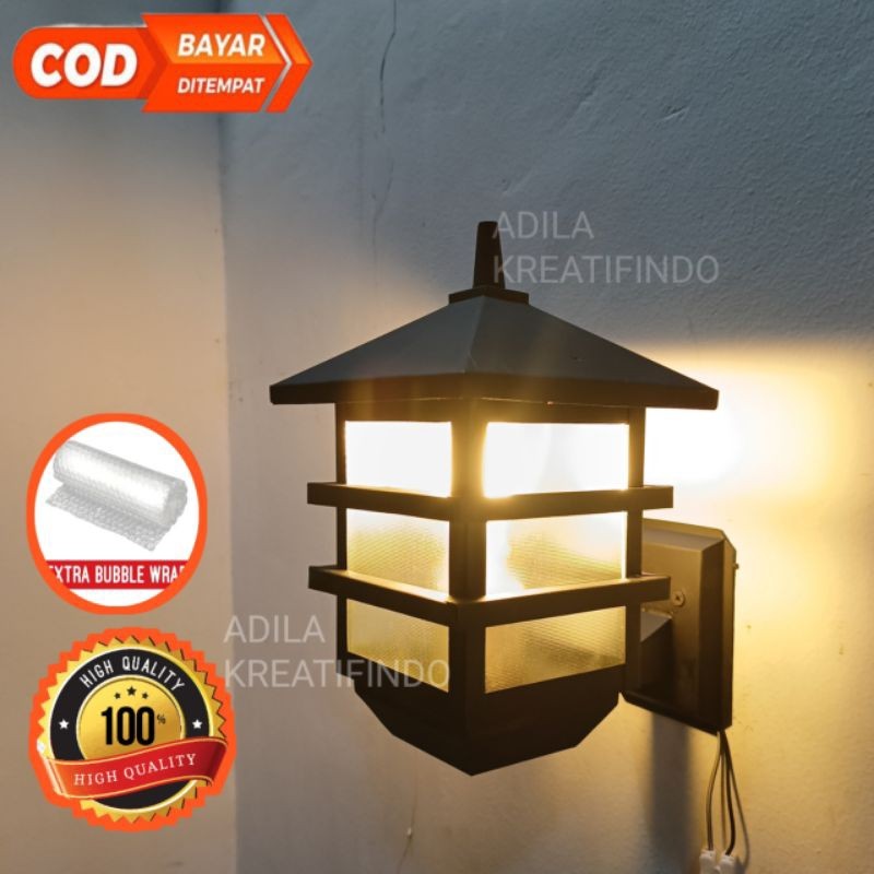 Promo Lampu dinding // lampu tempel // lampu teras // lampu balkon // lampu hias depan ruang