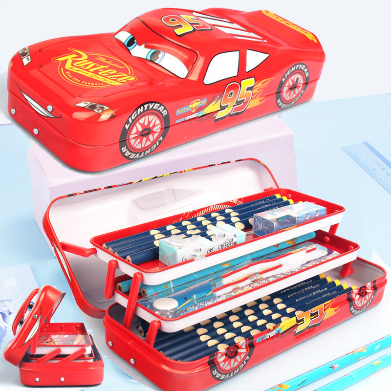 

Mobil Disney Lightning McQueen 3D Pattern Pencil Case, Kotak Pensil Kartun Lucu 3 Layers, Penyelenggara Pena Portabel Kapasitas Besar Kawaii, Alat Tulis Perlengkapan Sekolah, Hadiah Natal Ulang Tahun