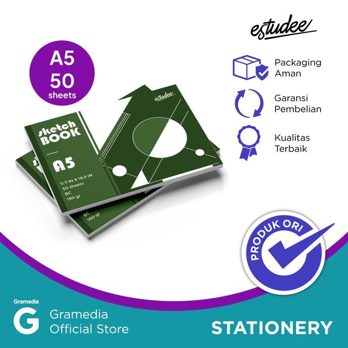 

Estudee - Sketch Book Ukuran A5